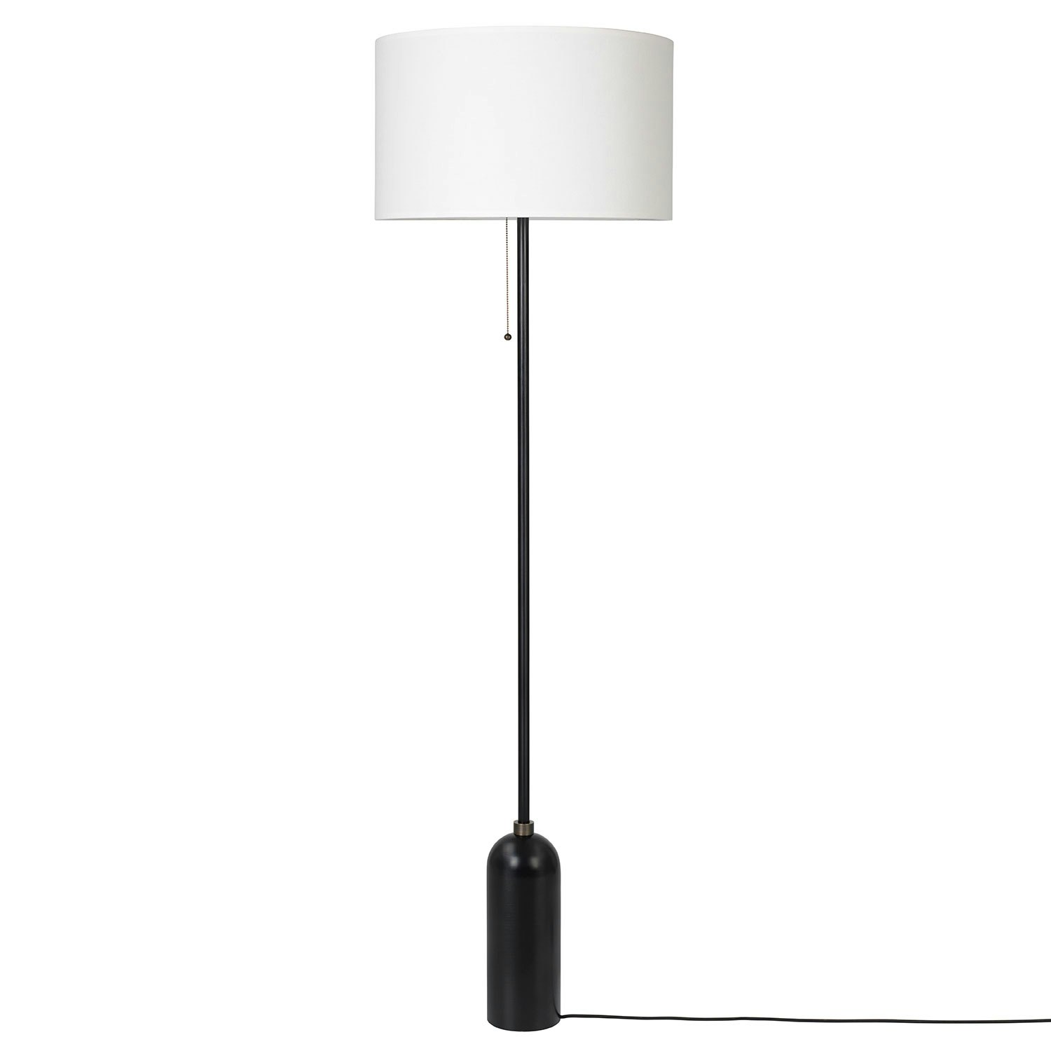 Gubi Gravity Golvlampa Svart / Vit - Golvlampor Stål Svart - 10012237