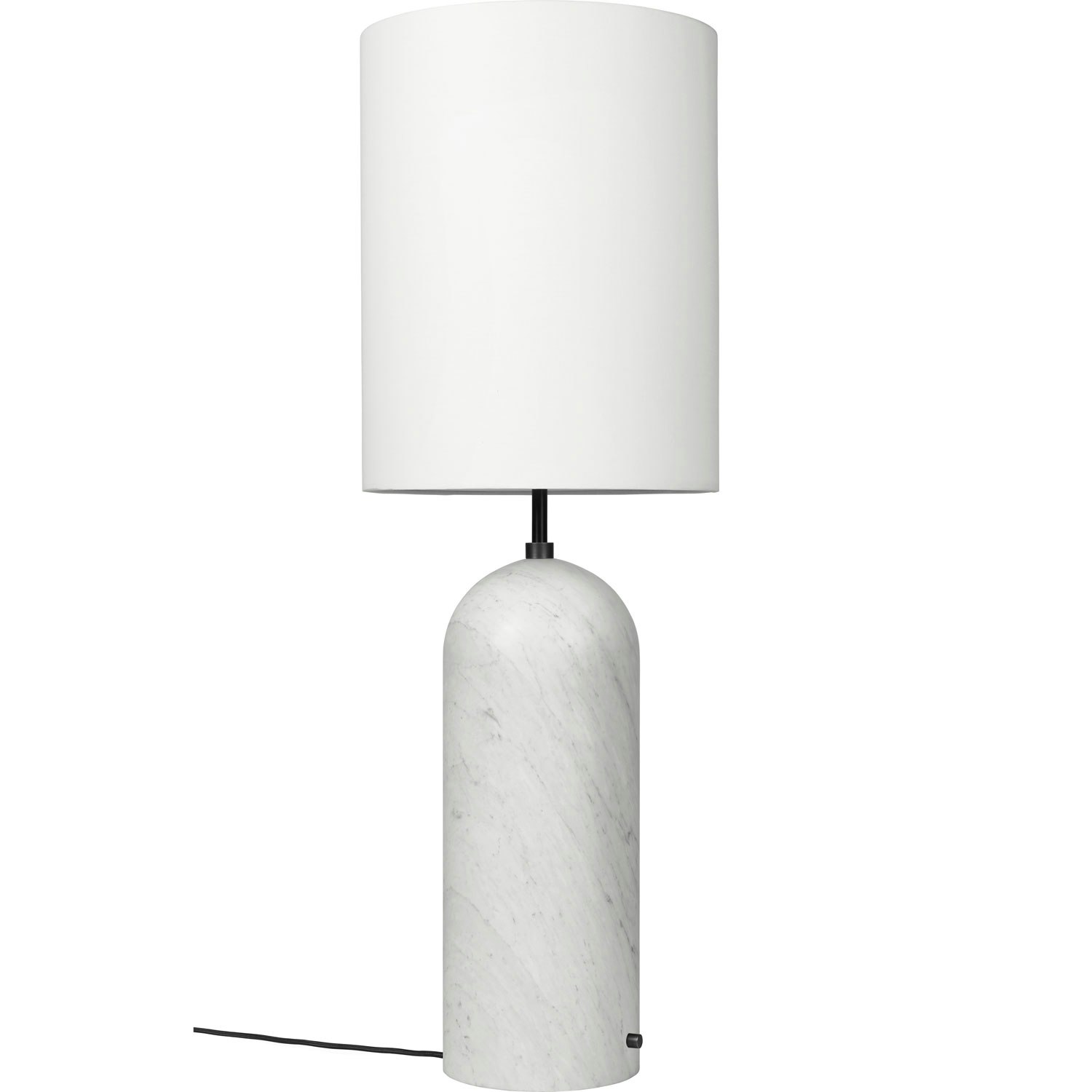 Gubi Gravity Xl Golvlampa Hög Vit Marmor / Vit - Golvlampor Textil Vit - 10012265