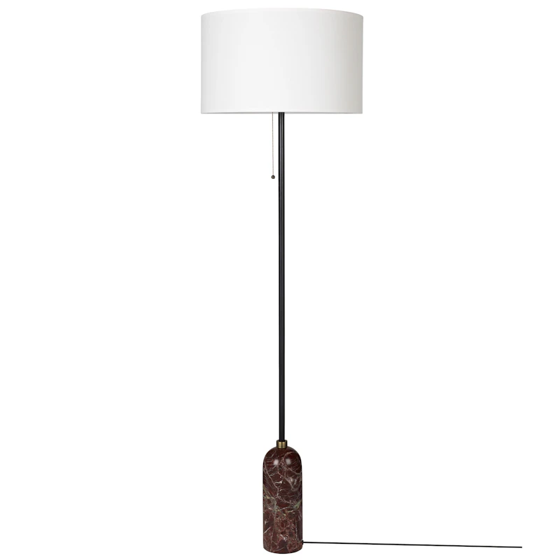 Gravity Golvlampa, Maroon / Vit