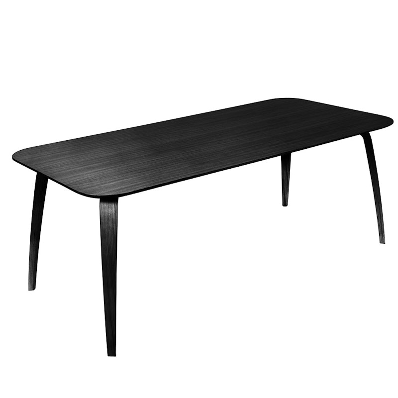 GUBI Matbord 100x200 cm, Svart