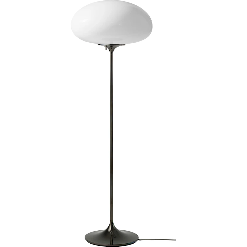 Stemlite Golvlampa 110 cm, Svart Krom / Opal