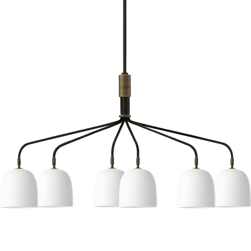 Howard Ljuskrona 6 Långa Armar, Benporslin