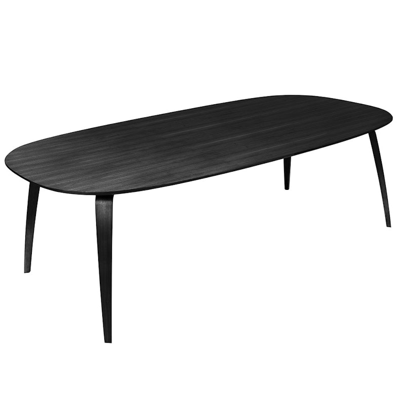 Matbord Ellips 120x230 cm, Svart