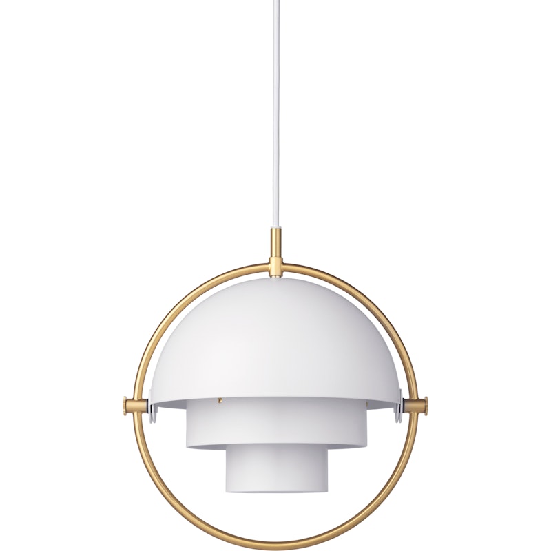Multi-Lite Pendel Ø25,5 cm, Mässing / Vit