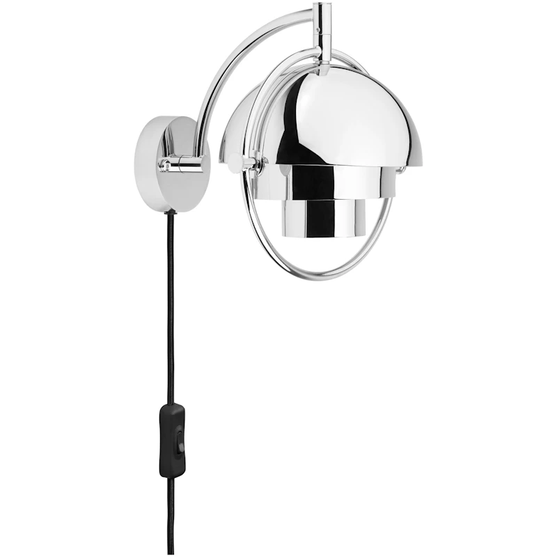 Multi-Lite Vägglampa, Chrome