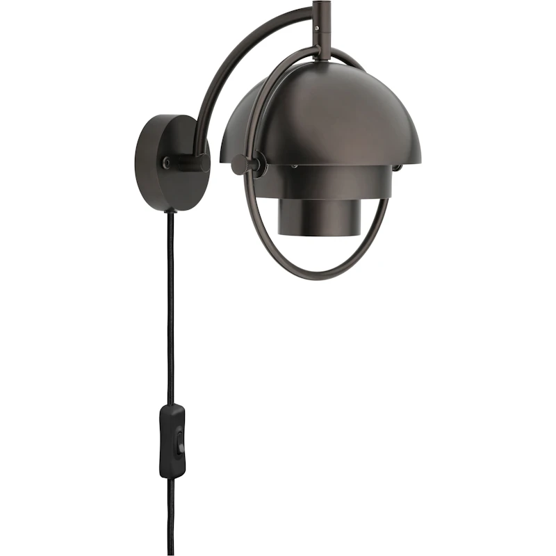 Multi-Lite Vägglampa, Black Brass