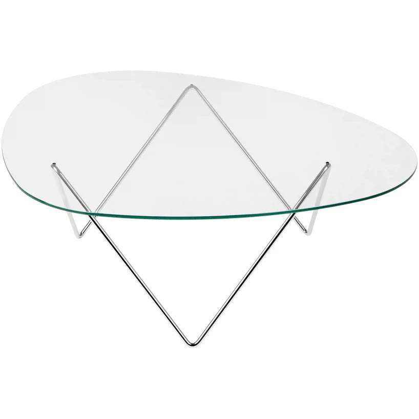 Gubi Pedrera Soffbord Krom - Soffbord Glas Krom - 10116286