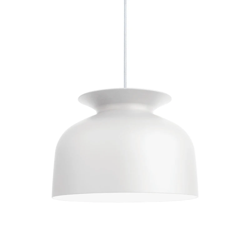 Ronde Taklampa Ø40 cm, Matt White