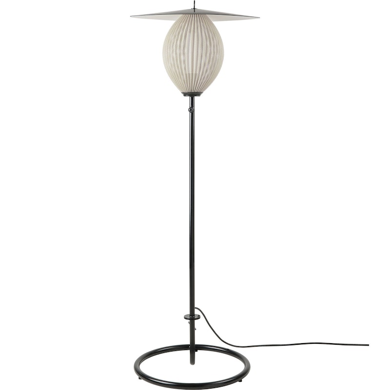 Satellite Golvlampa Utomhus, Cream White Semi Matt