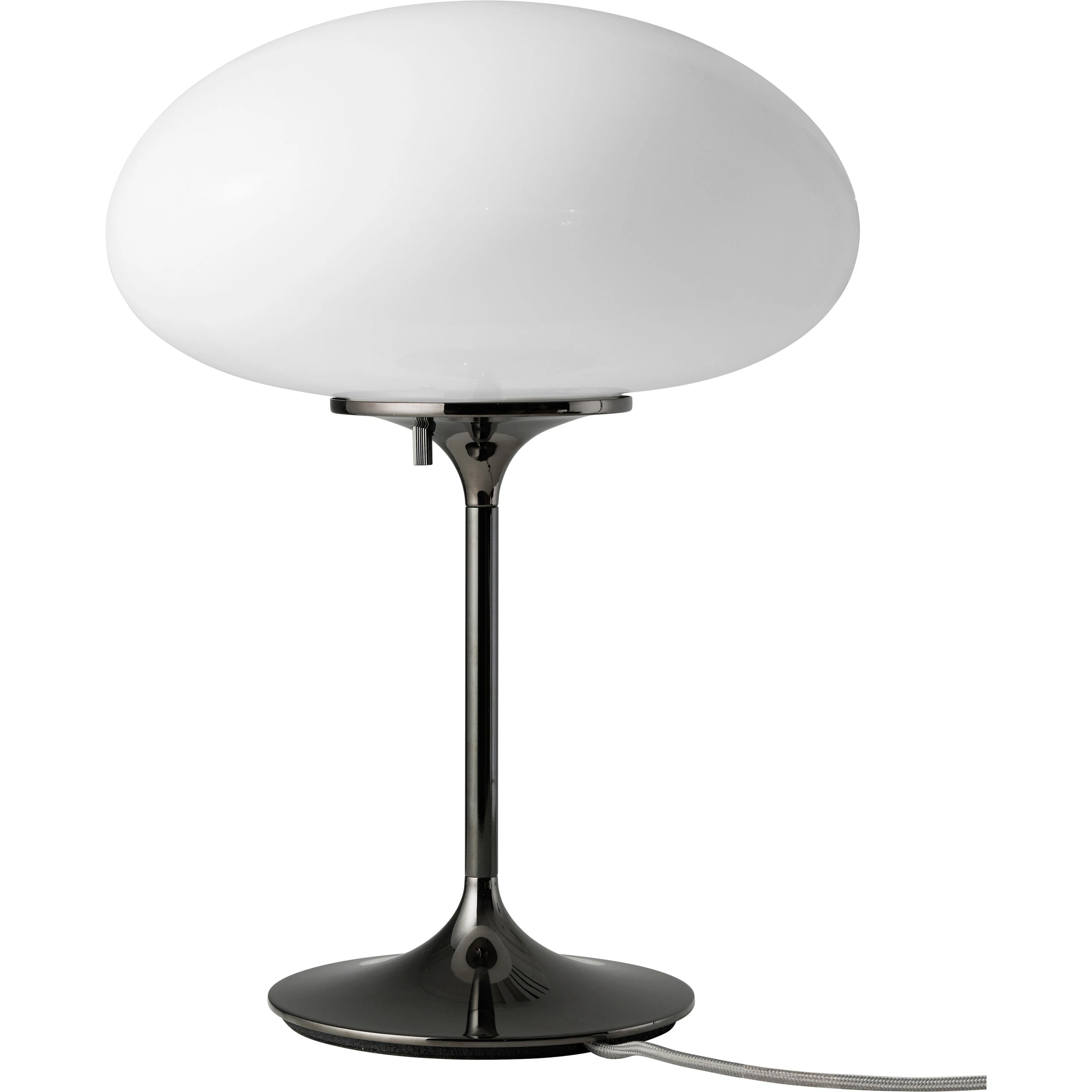 Gubi Stemlite Bordslampa 42 Cm Svart Krom / Opal - Bordslampor St&aring;l Svart Krom - 10149878