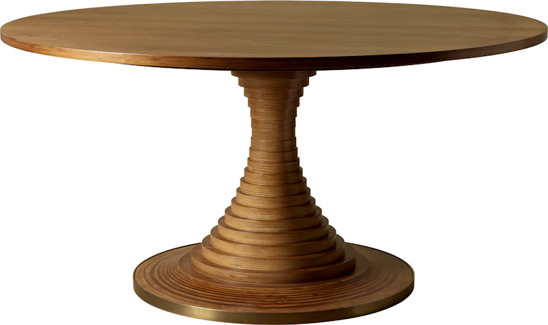 Tavolo a Dischi Matbord Valnöt, Ø150 cm