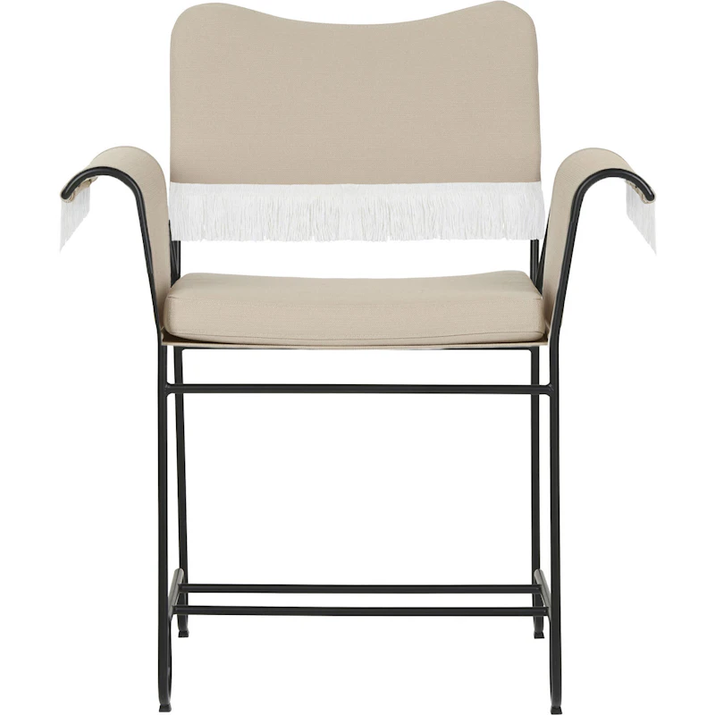 Tropique Matstol Med Fransar, Classic Black / Leslie 12