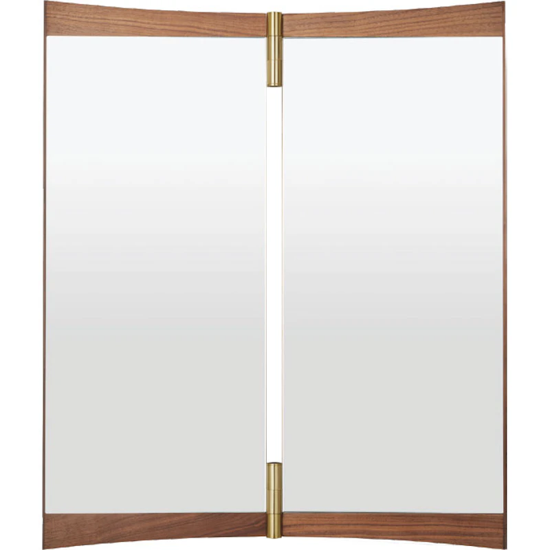 Vanity 2 Väggspegel 59x69 cm, Valnöt