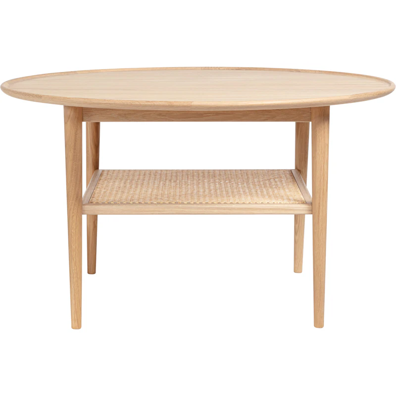 Athene Soffbord 90 cm, Vitoljad Ek / Rotting