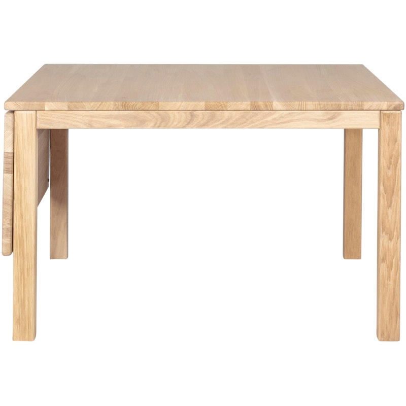 Klassik 5D Soffbord Med Fällbar Skiva, 85x85 cm, Oljad Ek