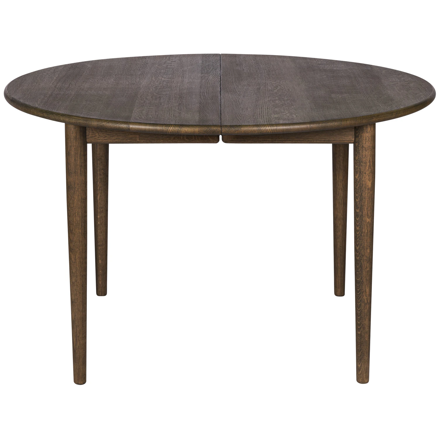 Haslev 897 Matbord F&ouml;rl&auml;ngningsbar &Oslash;105 Cm R&ouml;kt - Matbord & Barbord Ek R&ouml;kt Ek - 800-897-EGRO-74