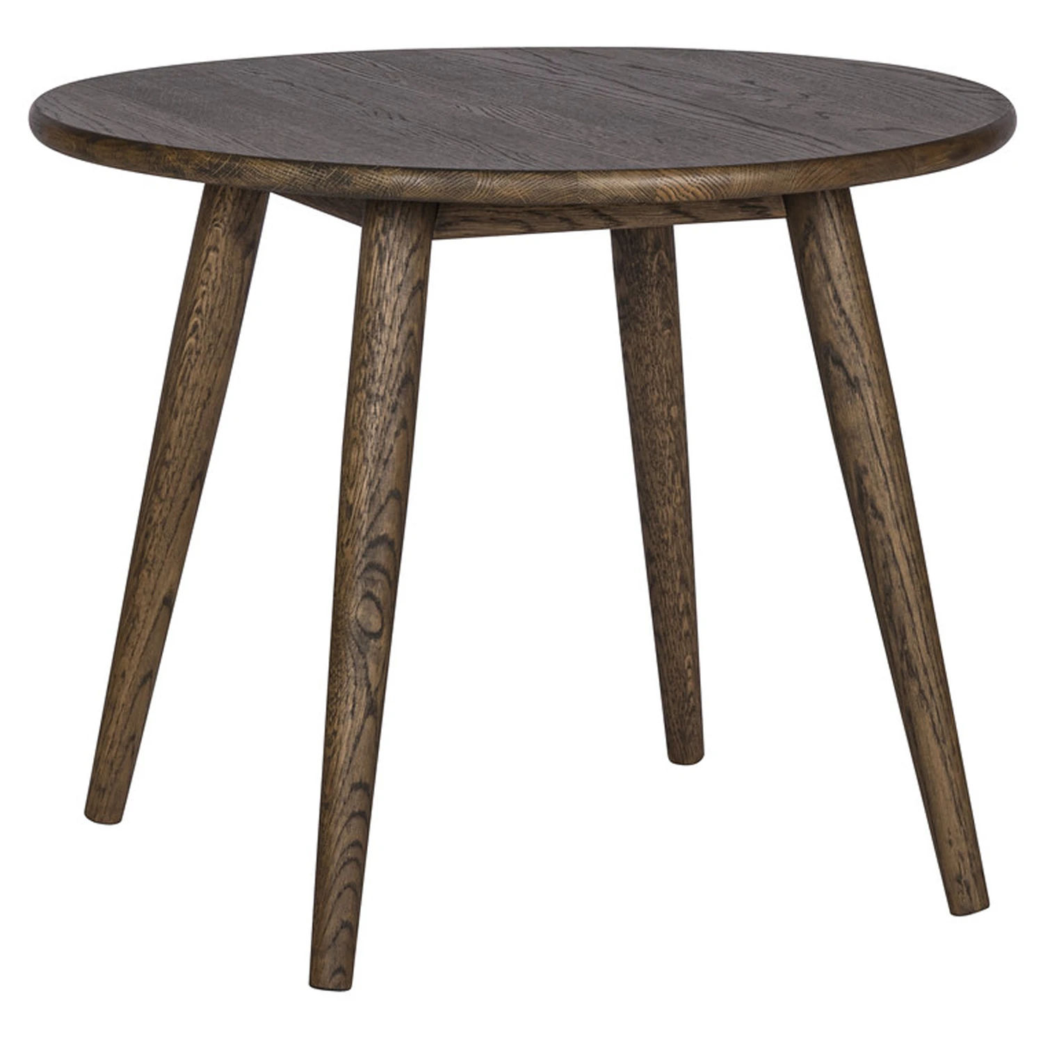 Haslev Symphony 02 Soffbord &Oslash;63 Cm M&ouml;rkoljad - Soffbord Ek R&ouml;kt Ek - SYML02-EGRO-KSEGRO50