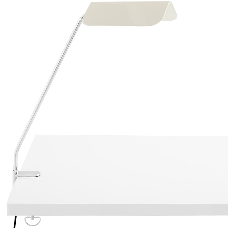 Apex Skrivbordslampa Med Klämma, Oyster White