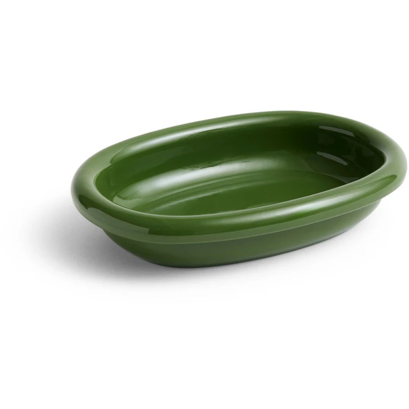 Barro Oval Dish Small, Green