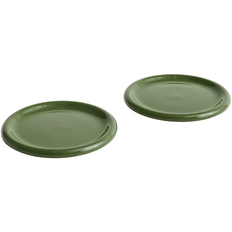 Barro Tallrikar 2-pack Ø24 cm, Grön