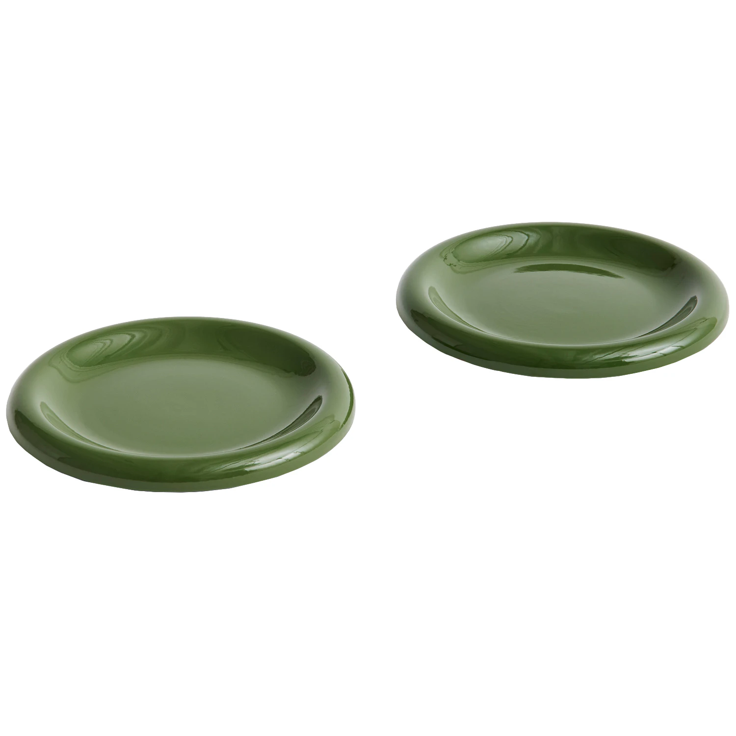 Hay Barro Plate Set Of 2 &Oslash;18 Cm Green - Assietter Terrakotta Gr&ouml;n - AC459-A668-AI60-02AY