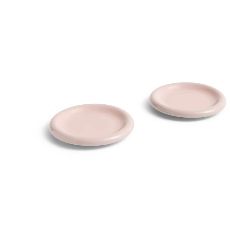Barro Plate Set of 2 Ø18 cm, Pink