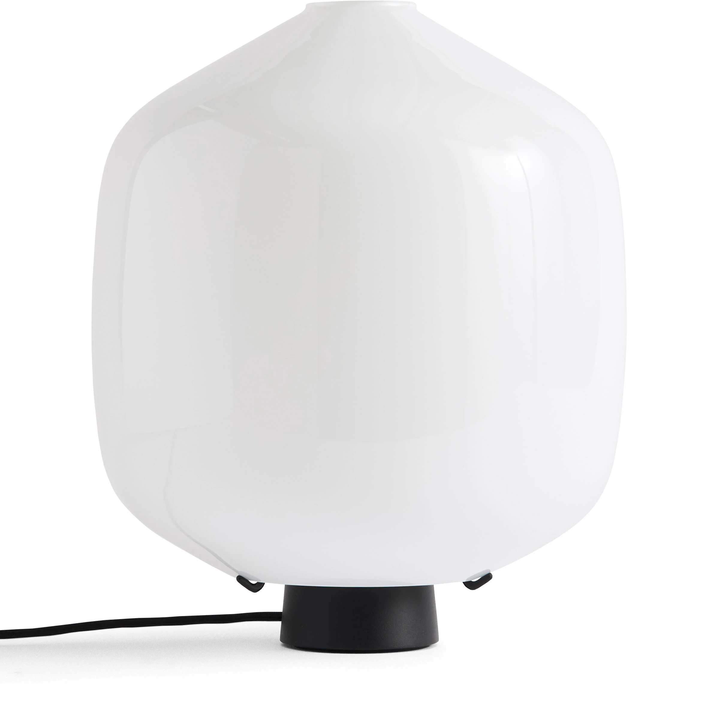 Hay Buoy Glass Bordslampa Vit / Soft Black 30 Cm - Bordslampor Opalglas Vit - AE907-A577-AR62