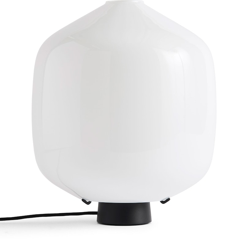 Buoy Glass Bordslampa Vit / Soft Black 30 cm