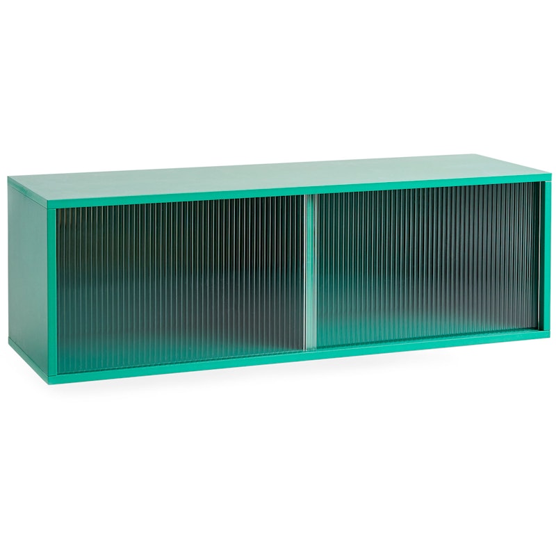 Colour Cabinet Vägghylla Glasdörr, 120 cm / Dark Mint