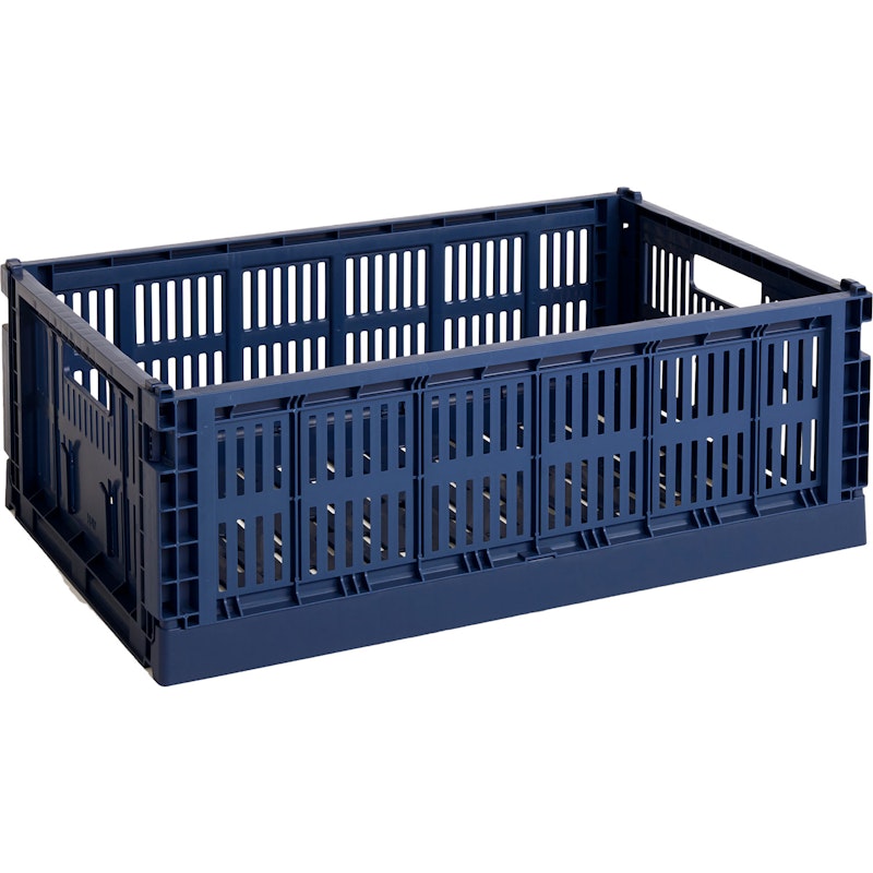 Colour Crate Förvaringslåda L, 34,5x53 cm, Mörkblå