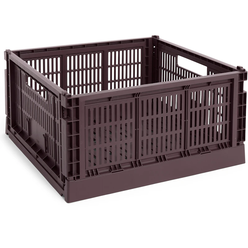 Colour Crate Large Square Förvaring, Bordeaux