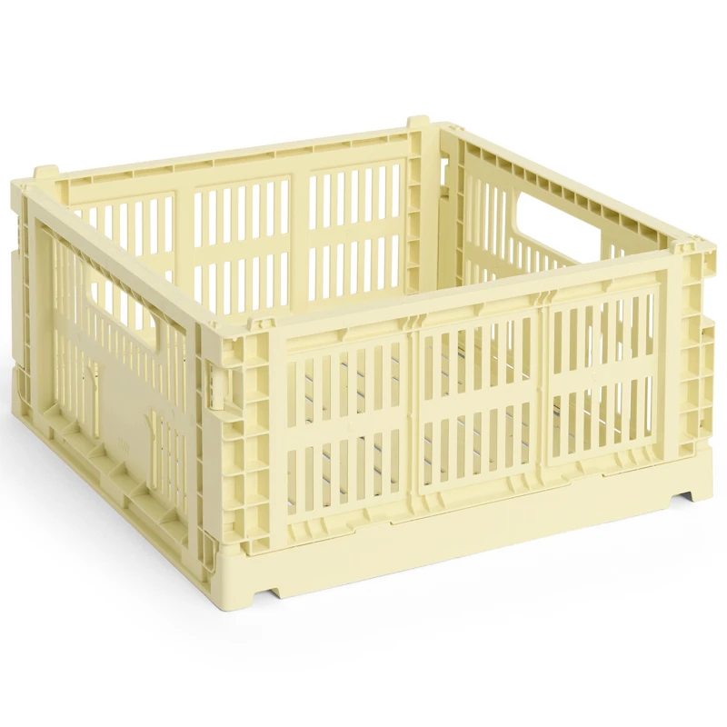 Colour Crate Medium Square Förvaring, Light Yellow