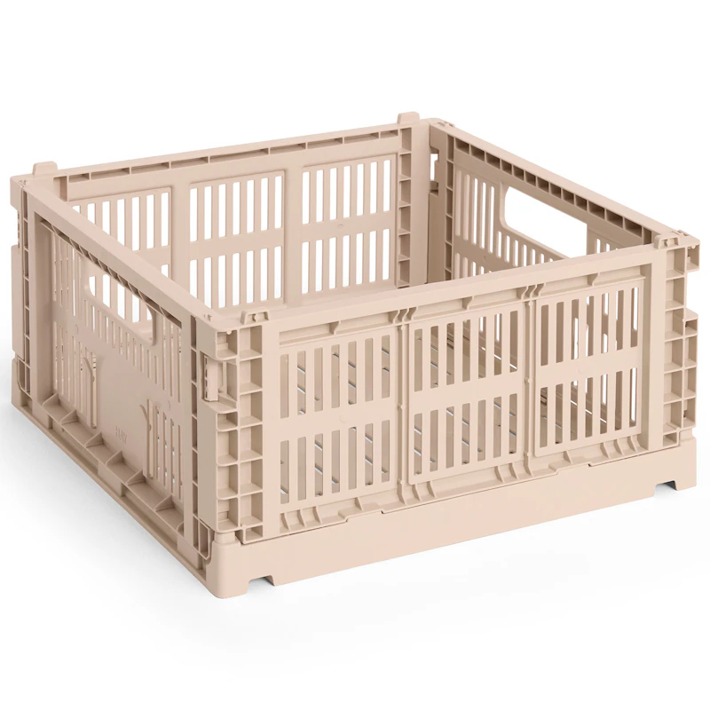 Colour Crate Medium Square Förvaring, Powder