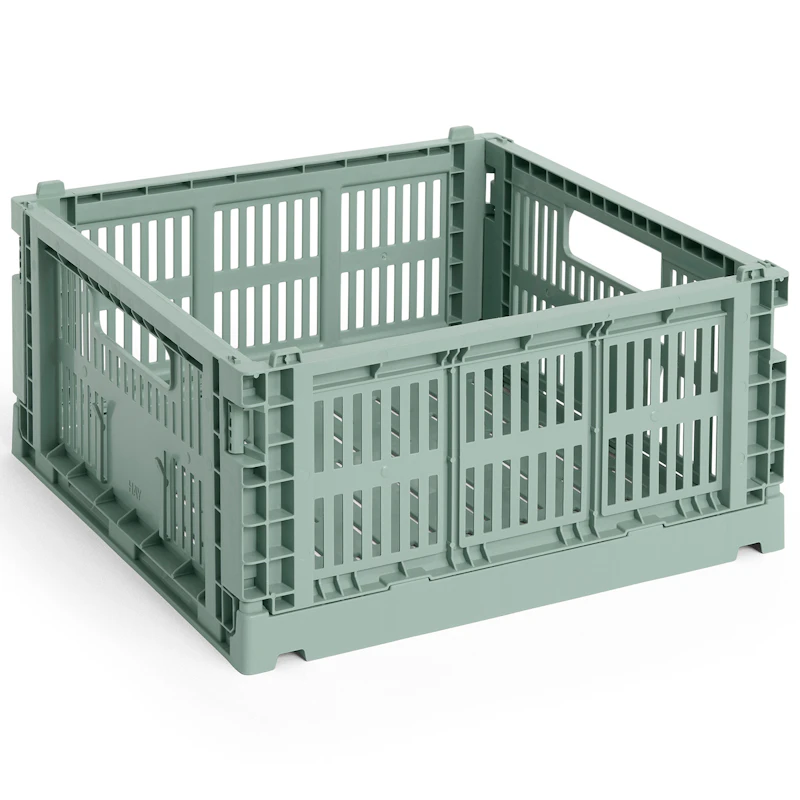 Colour Crate Medium Square Förvaring, Sage Green