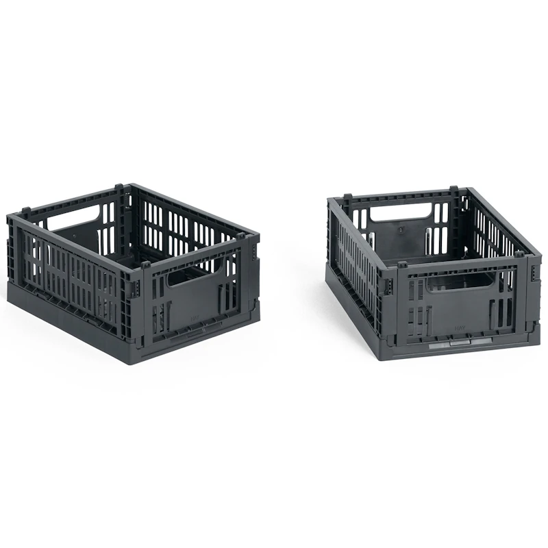 Colour Crate Mini Förvaring 2-pack, Charcoal