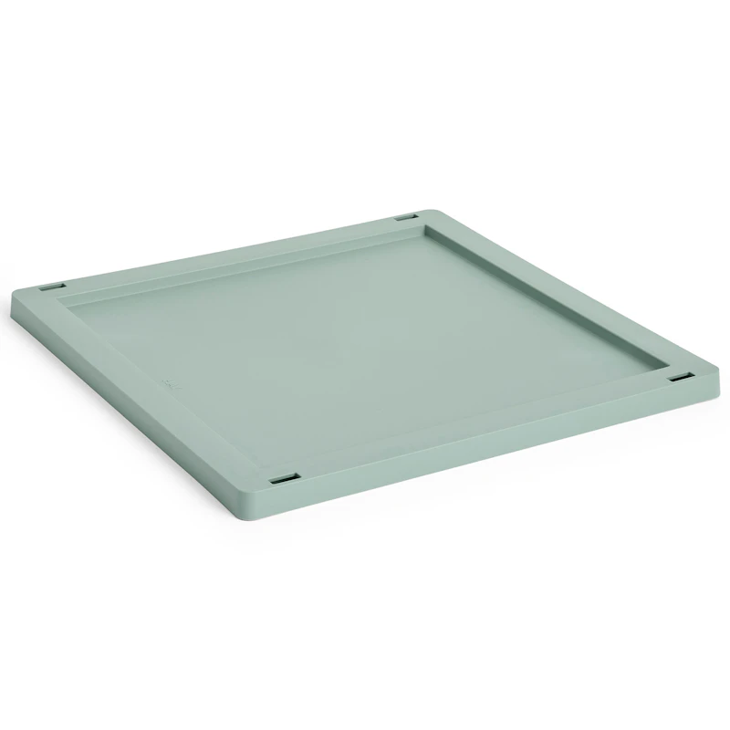Colour Crate Plastic Medium Square / Cube Lock, Sage Green