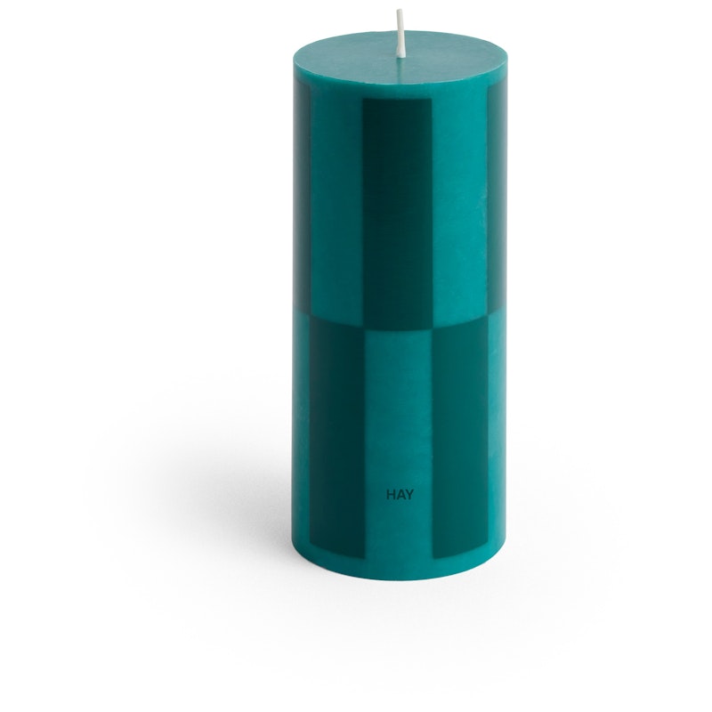 Column Blockljus Litet, Grön Mörkgrön