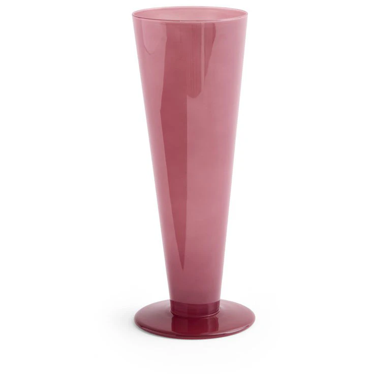 Hay Conical Vase Medium Rose / Dark Red - Vaser Glas Rose - AF574-A602-AU90