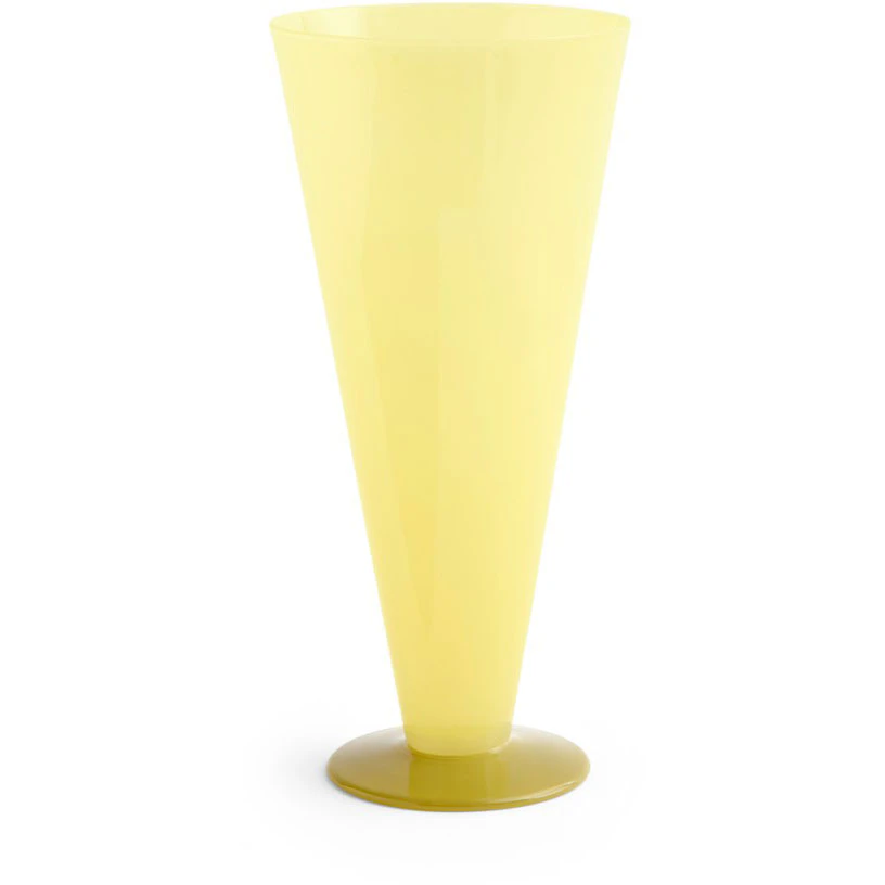 Hay Conical Vase Large Yellow / Lime Green - Vaser Glas Gul - AF574-A603-AU91