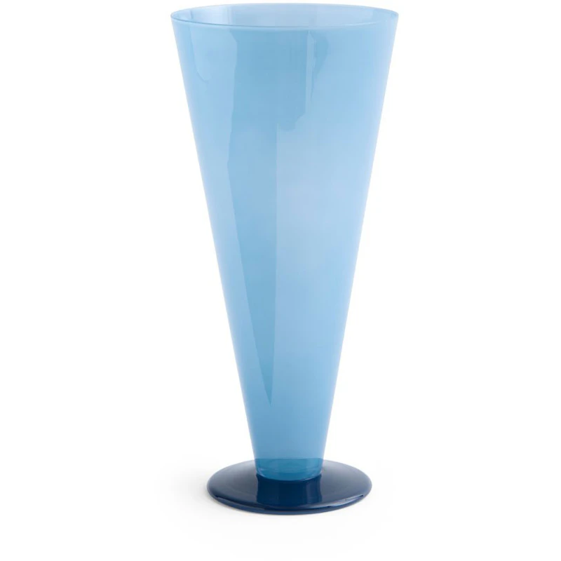 Conical Vase Large, Petrol Blue / Dark Blue