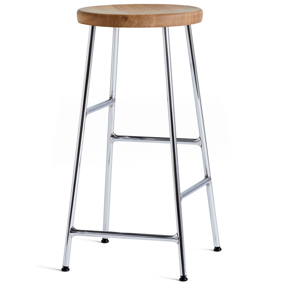 Hay Cornet Barstol L&aring;g Oljad Ek/krom - Barstolar Massiv Ek Krom - AA587-A217