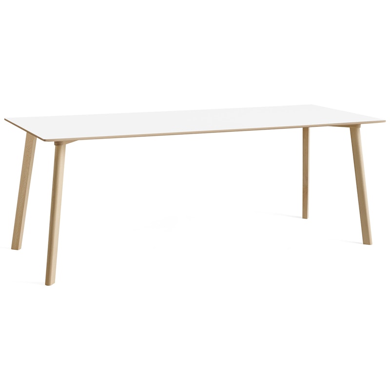 CPH Deux 210 2.0 Bord 75x200 cm, Pearl White / Obehandlad Bok