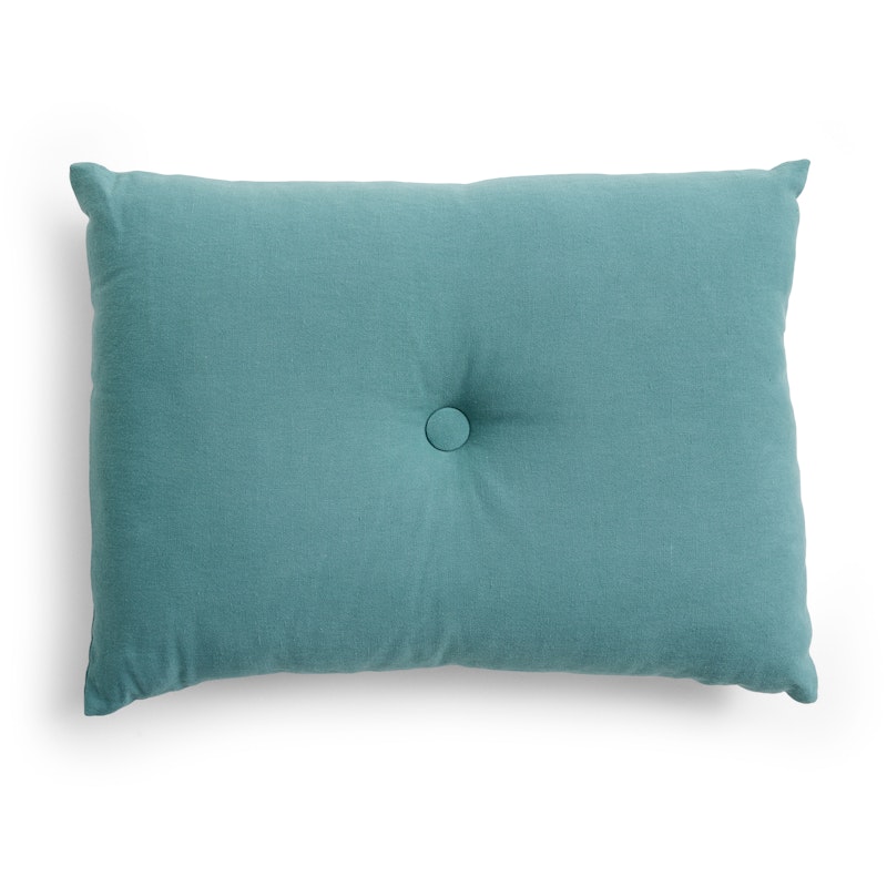 Dot Kudde Linen 45x60 cm, Petrol