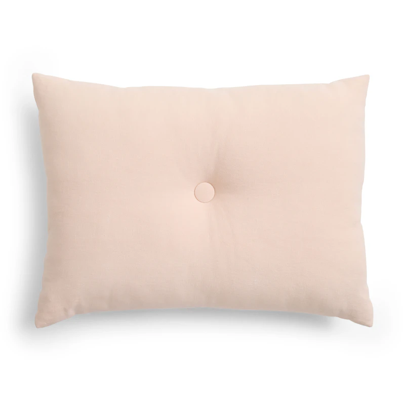 Dot Kudde Linen 45x60 cm, Strawberry Milkshake