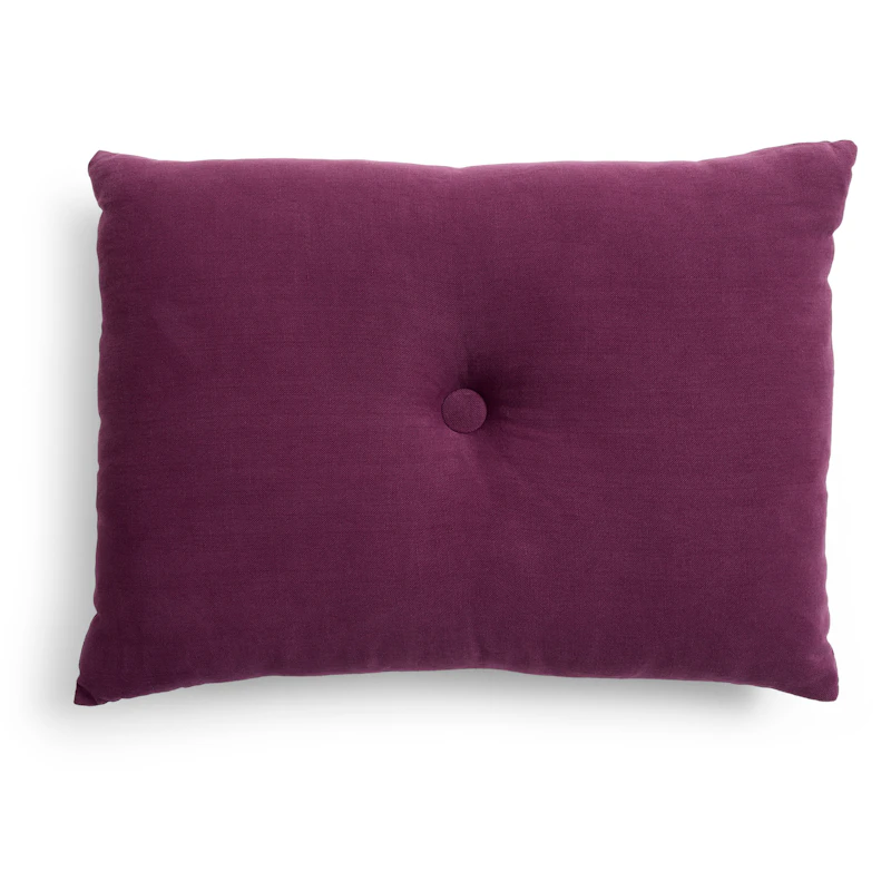 Dot Kudde Linen 45x60 cm, Burgundy