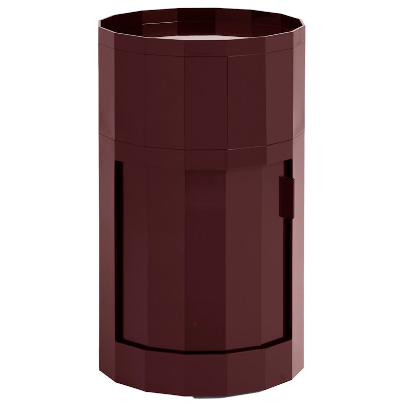 Facet Skåp Hög, Vinröd