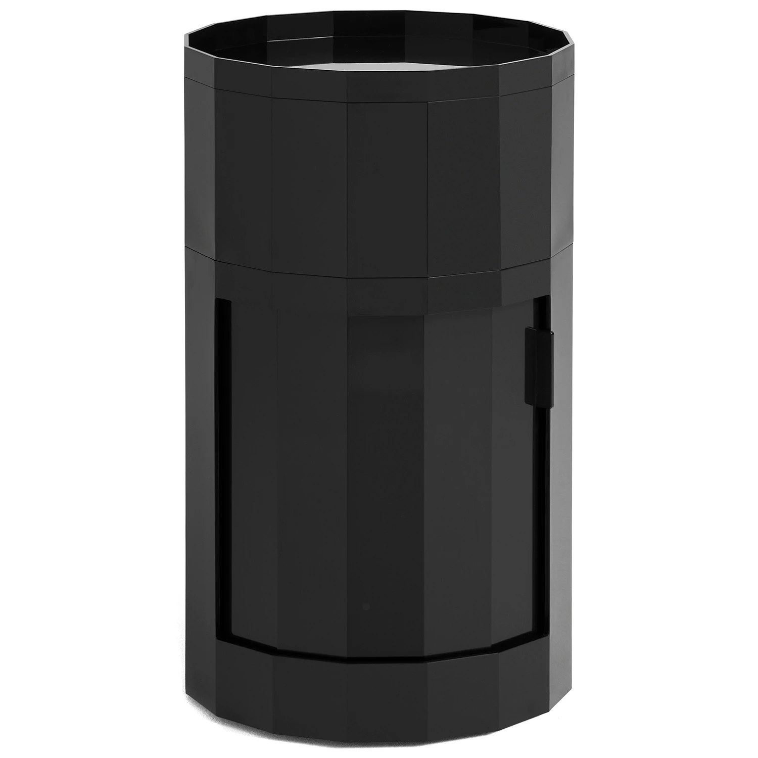 Hay Facet Sk&aring;p H&ouml;g Antracit - Sidobord & Avlastningsbord Abs-plast Antracit - AE442-D527