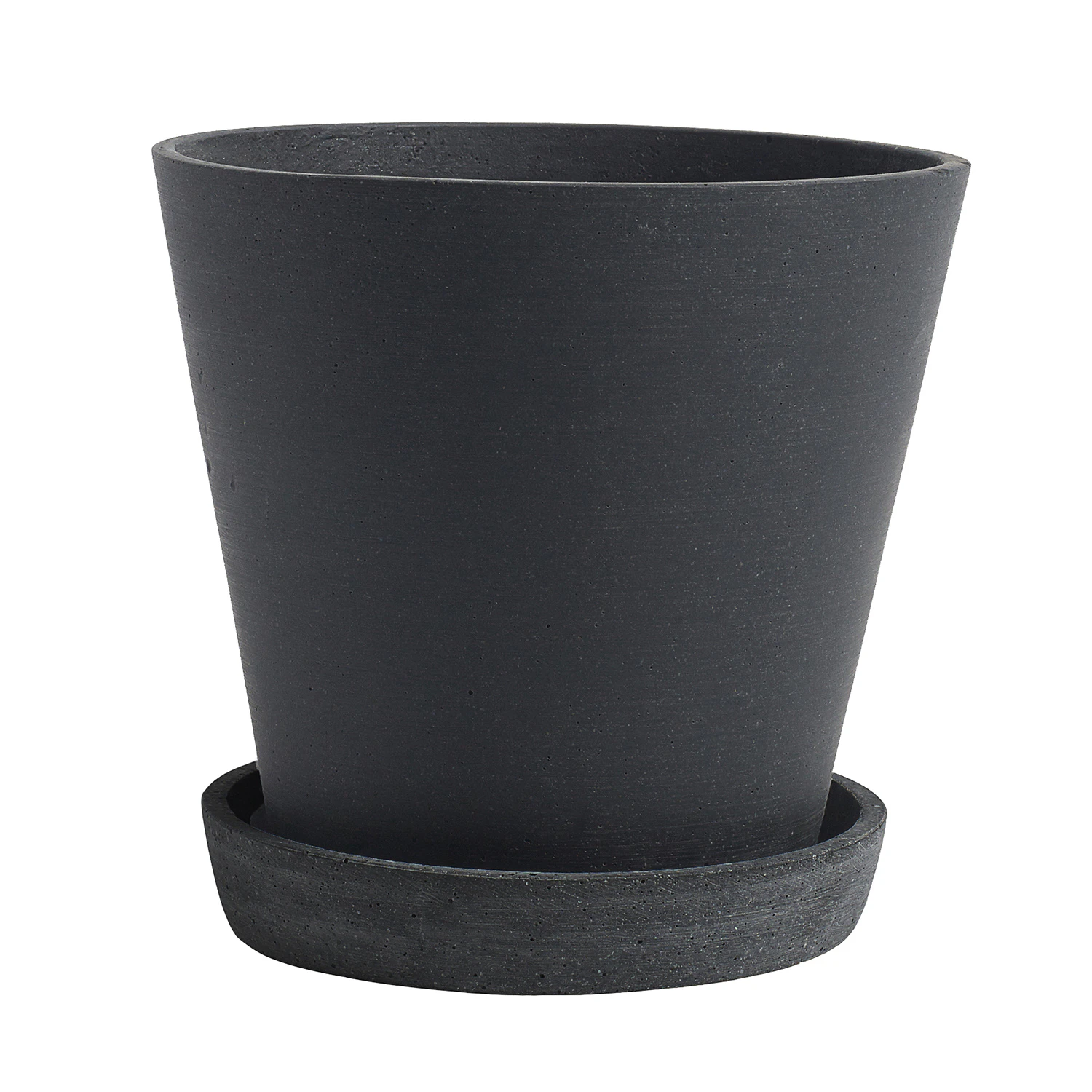 Hay Flowerpot Kruka Med Fat Svart &Oslash;17.5 Cm L - Krukor Polystone Svart - AB394-A603-AB68