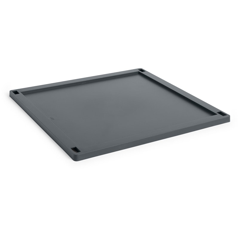 Colour Crate Plastic Large Square Lock, Charcoal