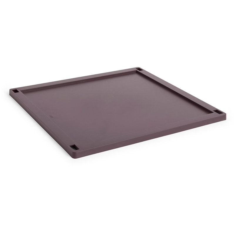 Colour Crate Plastic Large Square Lock, Bordeaux